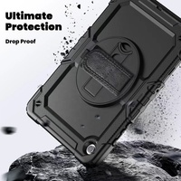 Housse robuste antichoc robuste pour Samsung Galaxy tab A9 8.7 pouces 2023 SM-X110 X115 avec support et bandoulière