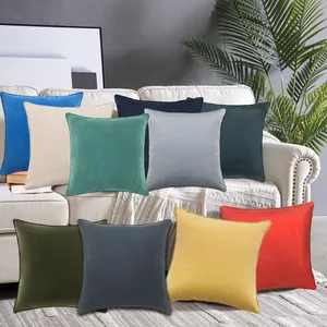 Custom Color Luxury Throw Sofa Cushion Cover 80%Polyester 20%Nylon Decorative Home Pillow Cases & Cushion Case Cover With Zipper