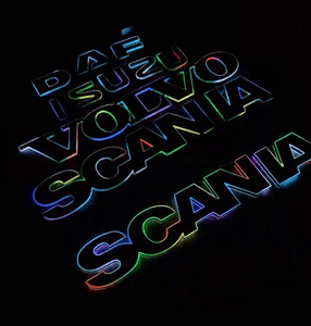 1X Luce LED 24V Bianca/Gialla/Rossa/RGB per Griglia Frontale, Lampada in Acciaio Inox per Camion Pesanti <span class=keywords><strong>Scania</strong></span>/<span class=keywords><strong>DAF</strong></span>/VOLVO e Rimorchi - Product Image 2