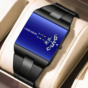 <span class=keywords><strong>Montre</strong></span> à quartz LOUIE JUELEN, nouveau modèle 36 mm, étanche 3 ATM, <span class=keywords><strong>montre</strong></span>-bracelet carrée de luxe, modèle très vendu, <span class=keywords><strong>montre</strong></span> en acier inoxydable - Product Image 1