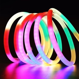 DC24V 360 degrés émettant D40 rond RGB Flex néon bande Flexible diamètre 40MM numérique RGBIC Pixel adressable LED néons - Product Image 1