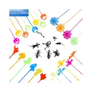 Novità di Halloween & Gag giocattolo per bambini creativo elastico scherzo arrampicata parete ragnatela zucca fantasma Design resistente TPR materiale - Product Image 5