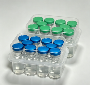 Frascos de vidrio transparente directamente de fábrica con tapón de goma de 3ml, 5ml, 10ml para polvo liofilizado, etiqueta personalizada OEM. - Product Image 6