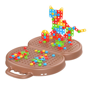 Ensemble de blocs de construction pour enfants avec plaques de base et pièces colorées, jouet éducatif pour enfants de 3 à 6 ans - Product Image 1