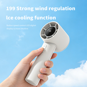Ventilador de Mano Nuevo de 199 Velocidades, Ventilador Turbo Portátil Recargable por USB C, Mini Ventilador Personal para Viajes de <span class=keywords><strong>Verano</strong></span> al Aire Libre, Playa, Regalo para Mujer - Product Image 2