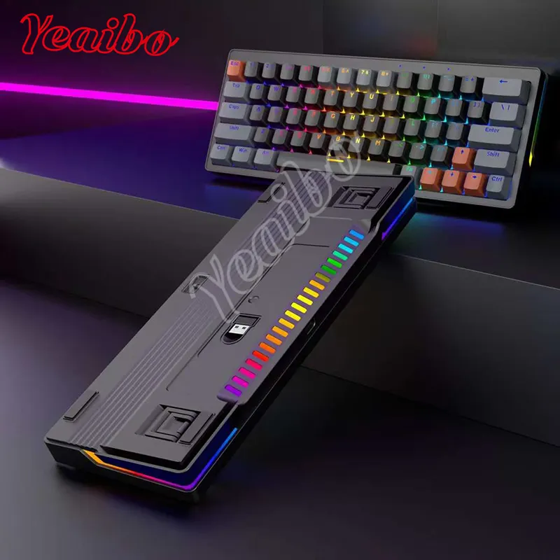 Yeaibo ราคาถูก VGN 98เคสป้องกันดี inalambrico keycap Ducky Win barebones น่ารัก wooding HE แป้นพิมพ์กล