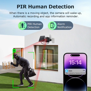 ชุดกล้องวงจรปิด UBOX AI Halow Wifi Repeater Solar Camera 2CH Combo Kits IP66 6MP ระบบกล้องรักษาความปลอดภัยพลังงานแสงอาทิตย์ พร้อมระบบตรวจจับความเคลื่อนไหว PIR มองเห็นในเวลากลางคืน - Product Image 5