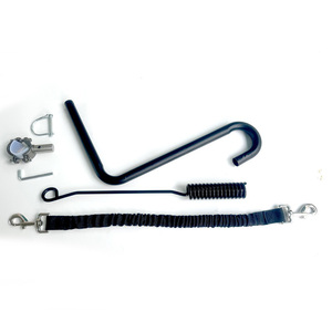 Outil de marcheur de chien de vélo en plein air avec motif solide en métal et rubans pour l'entraînement des chiens - Product Image 4