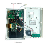PCBA de vidéophone 7 pouces économique, PCBA de vidéophone 4,3 pouces, PCBA de moniteur d'interphone vidéo CVBS 4 fils, Fournisseur de composants SKD, Solution de pièces CKD