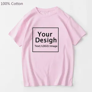 DIY Logo Men T Shirt Custom Order Your Design Tops Tee Men Print Your Own Design Brand Team custom shirt
