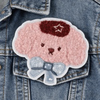 Patchs thermocollants personnalisés en chenille brodée, formes cœur et fleur, écologiques, pour chapeaux, avec couleurs et tailles sur mesure, vente en gros