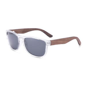 Gafas de sol con patillas de bambú de alta calidad 2025, venta al por mayor, gafas de sol con logotipo personalizado, gafas de sol Unisex, gafas de sol polarizadas de madera clásicas - Product Image 5