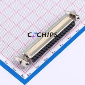 X0237FT17B5 D-Sub/VGA Connector Through hole Component (THT) Connector Standard D-Sub Female 37P Through Hole - Product Image 1