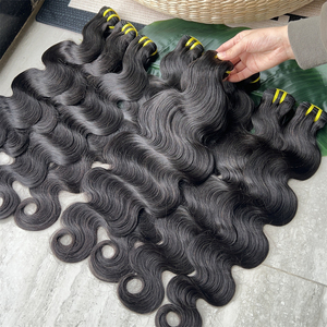 Extensiones de <span class=keywords><strong>Cabello</strong></span> Humano Virgen Vietnamita sin Procesar, Ondulado, Color Negro <span class=keywords><strong>Natural</strong></span>, para Mujeres - Product Image 5