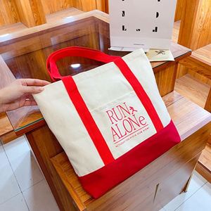 Bolsa de lona de algodón con logotipo personalizado, bolsa de compras de lona con bolsillo para eventos - Product Image 2