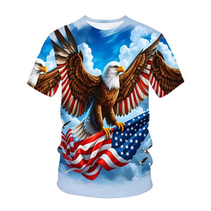Men's <b>Lion</b> Print T-<b>Shirt</b> Short Sleeve 100% Polyester Breathable Summer Casual Wear - Product Image 2
