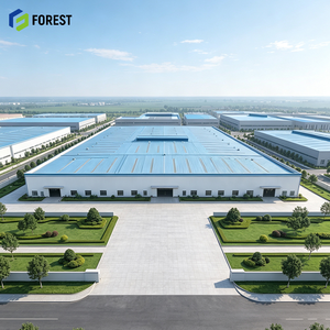 Large Clear Span Structural Steel Workshop Warehouse Heavy Duty Modular Commercial Production Facility Building - Product Image 1