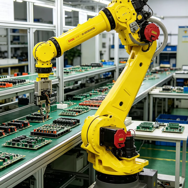 FANUC R-2000iC/210F Industrial Robotic Arm with R-30iB Controller 210kg Payload Spot Welding & Heavy-Duty Handling