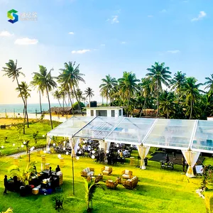 Barraca de banquetes para eventos ao ar livre para 1000 pessoas para festa de casamento