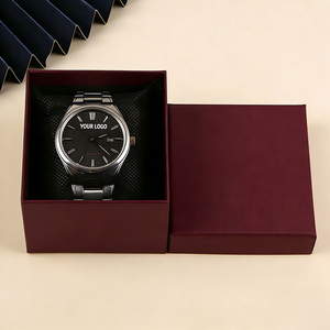 Caja Rígida Ecológica con Tapa y Base con Logotipo Personalizado, Empaque de Cartón de Lujo Moderno para <span class=keywords><strong>Relojes</strong></span> de Pulsera con Laminado Mate para Regalo - Product Image 2