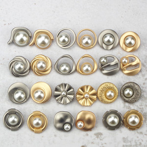Boutons en métal denim sur mesure, dos en métal, boucle dorée de 17 mm/19 mm pour veste en jean pour <span class=keywords><strong>homme</strong></span> - Product Image 2