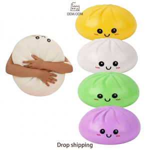 Juguete Sensorial Antiestrés de PU con Forma de Dumpling Gigante de 25cm, con Purpurina, Tipo Baozi, Caja Misteriosa, para Niños y Niñas - Product Image 1