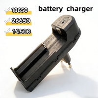 Chargeur mural multifonction type UE/US à fente unique pour microphone, caméra, batteries Li-ion 26650/18650/16340/14500, certifié CE