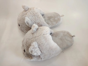 <span class=keywords><strong>Chaussons</strong></span> en peluche avec fourrure douce, animal mignon, chat, chaussures d'intérieur chaudes pour femmes et filles - Product Image 5