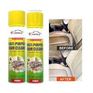 Mousse nettoyante multifonctionnelle OEM/ ODM pour enlever la saleté intérieure de la voiture Spray de <span class=keywords><strong>lavage</strong></span> et de nettoyage 650ML - Product Image 3