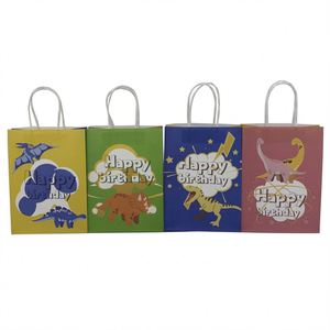 KUAIMA 22*11*27cm Gift Bags Wholesale Animal Theme Happy Birthday Party Favor Candy <b>Snack</b> Gift Bags for Kids - Product Image 4