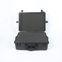 Mallette de transport d'outils en plastique étanche avec mousse à choisir et à épiler pour moniteur/ordinateur portable