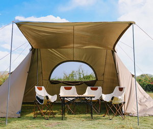 Tente d'abri de bâche de soleil portable en tissu Oxford de camping ultraléger imperméable - Product Image 3