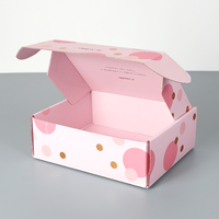 Boîte d'expédition mensuelle personnalisée pour emballages de beauté féminins, avec logo sur mesure, en papier blanc, pour maquillage et cosmétiques, par une start-up féminine