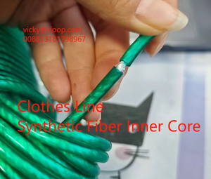 <span class=keywords><strong>Corde</strong></span> à <span class=keywords><strong>linge</strong></span> en plastique de haute qualité en gros, <span class=keywords><strong>corde</strong></span> à <span class=keywords><strong>linge</strong></span> en PVC, câble en PP avec âme en acier, <span class=keywords><strong>corde</strong></span> à suspendre les vêtements antidérapante et résistante aux UV - Product Image 3