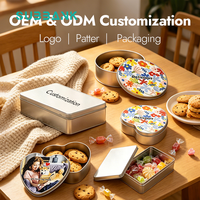 Subbank Sublimation vierge en gros nouvelle boîte cadeau en métal en forme de coeur boîte à bonbons en métal de transfert de chaleur par sublimation personnalisée