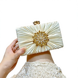 New Cross-border Socialite Silk Dinner <b>Clutch</b> Bag for Women's and Cheongsam Events Matching Dress Polyester Tanjing - Product Image 1