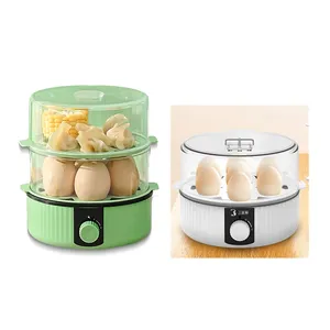 آلة طهي بيض منزلية جديدة كبيرة الحجم أوتوماتيكية للمطبخ سعة 7 بيض أرخص وعاء بيض كهربائي