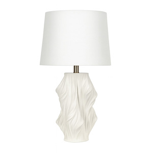 Lámparas de Mesa de Resina Sencillas para Sala de Estar, Dormitorio, Villa, Cafetería, Hotel, Decoración del Hogar, Lámpara de Escritorio Blanca para Mesa de Noche - Product Image 4