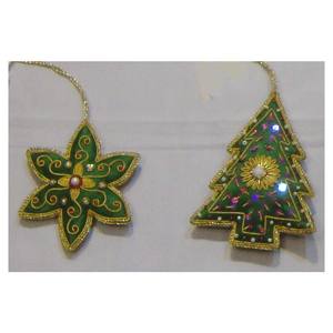 Adornos Navideños Colgantes con Cuentas, el Mejor Diseño de Árbol y Flores - Product Image 1