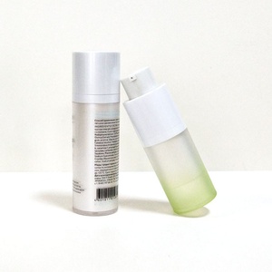 Luxury Airless <b>Pump</b> <b>Bottle</b> 15ml 30ml 50ml Custom Double Wall Frosted Serum Shampoo Lotion Refillable <b>Bottle</b> - Product Image 3