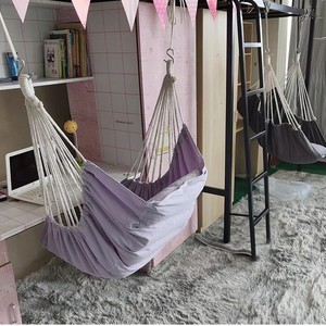 Purple Hanging Chair Fabric Wall Mount Dormitory <b>Swing</b> Seat <b>Single</b> Person Lazy Chair Contemporary Design - Product Image 2