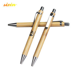 Stylo à bille promotionnel bois bambou personnalisé avec stylo à bille - Product Image 5