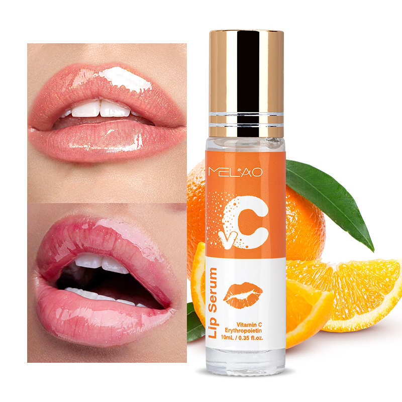 Custom Lip Serum With Roller Spf Deep Moisturizing Cleansing Essential Vitamin C Brightening Lightening Lip Serum Stick