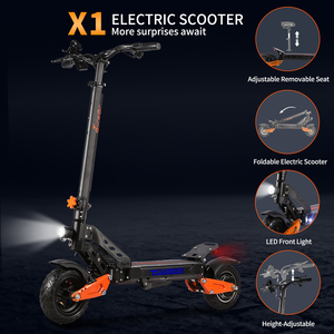 Trottinette électrique de conception urbaine pour les trajets quotidiens, livraison gratuite depuis l'entrepôt X1, livraison directe depuis l'entrepôt américain/européen - Product Image 2