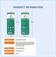 Fabricant de liquide nettoyant pour machine à glaçons OEM ODM, solution de détartrage et de nettoyage de qualité alimentaire