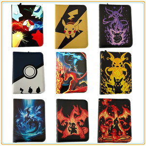 Album de rangement pour cartes Pokémon, figurines d'anime, album photo, album de collection à feuilles mobiles en PU avec fermeture éclair, pour fans de Game <span class=keywords><strong>King</strong></span>, pack de cartes Pikachu, <span class=keywords><strong>jouet</strong></span> - Product Image 1
