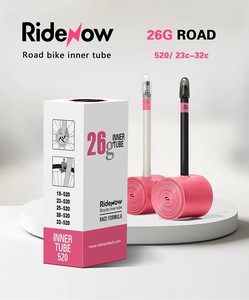 Chambre à air en TPU Ridenow 26g 520 23c-32c pour vélo de route avec valves Presta 45/65/85mm (Kit de réparation inclus) - Product Image 4