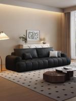 Ensemble de canapés carrés modernes et doux en forme de nuage avec rembourrage en éponge pour salon - Offre unique sur les canapés contemporains pour la maison
