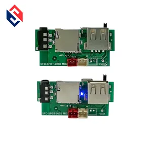 미니 USB 키트 TF 라디오 BT MP3 WMA 디코더 보드 5V 무선 오디오 모듈 휴대용 케이블 카드 음악 스피커 모듈 10 - 20 시간