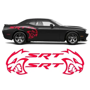 Autocollants <span class=keywords><strong>de</strong></span> voiture pour Dodge Charger Challenger SRT Caliber Durango Avenger Dart, autocollants latéraux pour jantes et portes, accessoires <span class=keywords><strong>de</strong></span> tuning - Product Image 5